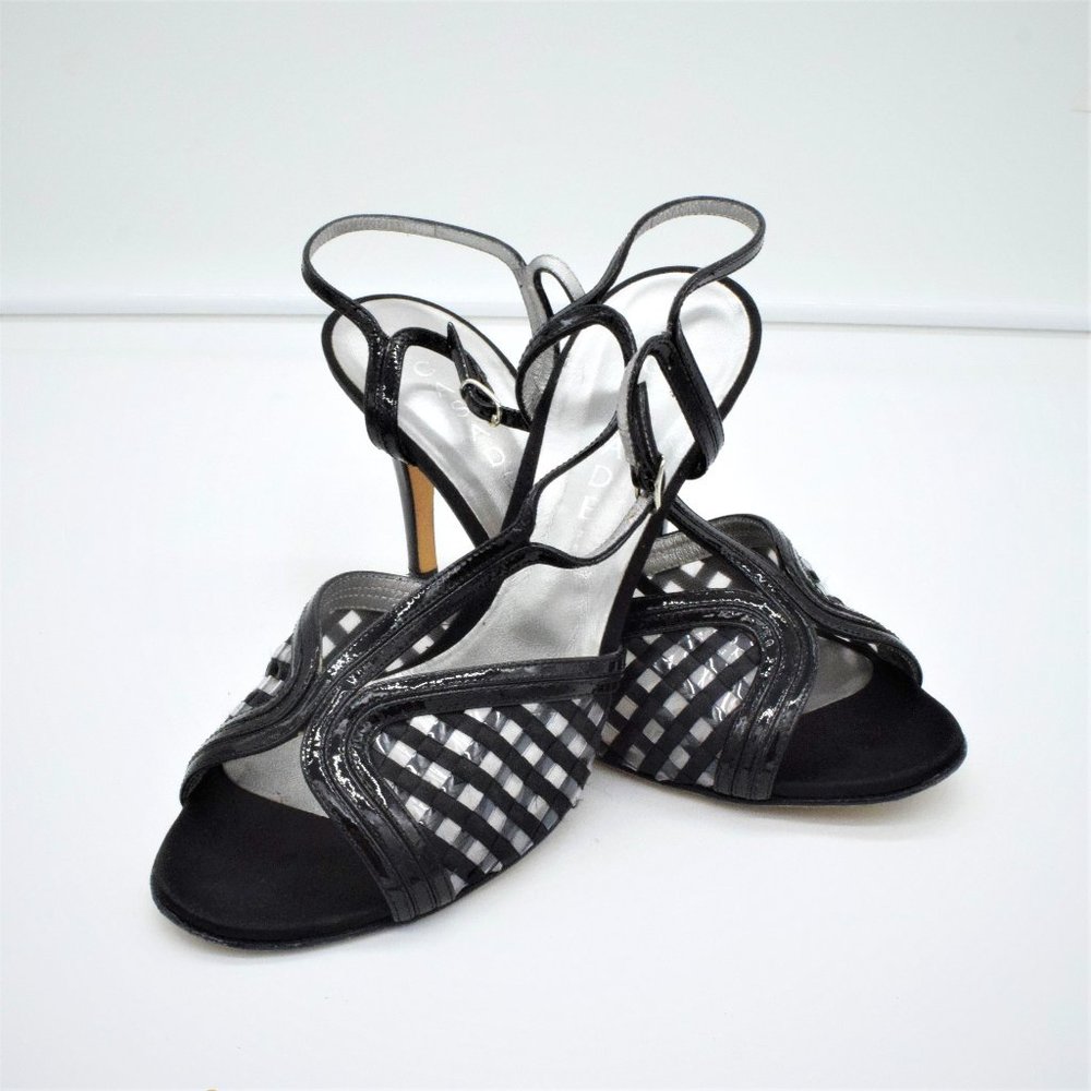 Casadei Black and Silver Heels